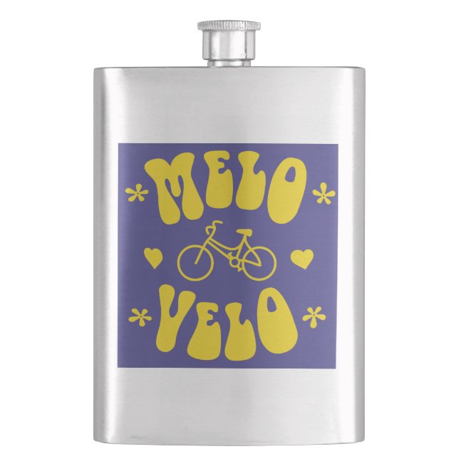 Melo Velo Hip Flask (Front)