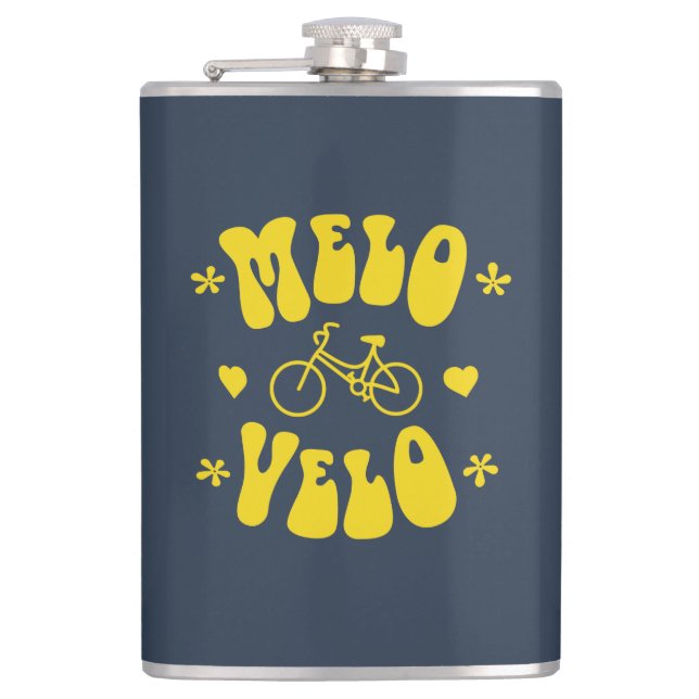 Melo Velo Hip Flask (Front)