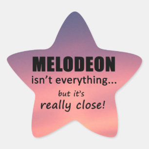 Melodeon Isn't Everything Star Sticker