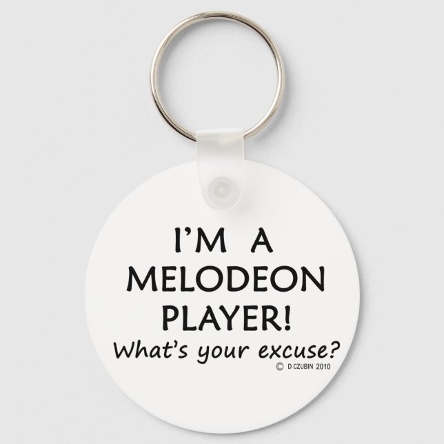Melodeon Player Excuse Key Ring (Front)
