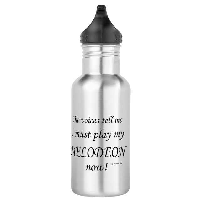 Melodeon Voices Say Must Play 532 Ml Water Bottle (Right)