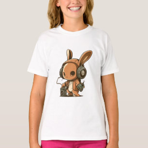 Melodic Bunny: A Musical Journey T-Shirt
