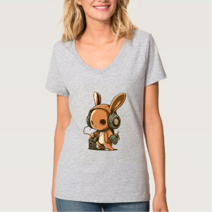 Melodic Bunny: A Musical Journey T-Shirt