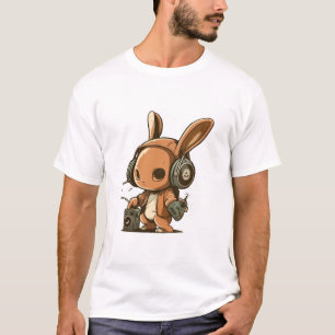 Melodic Bunny: A Musical Journey T-Shirt