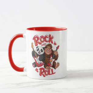 Melodic Harmony:  Bigfoot and Panda Bear Mug