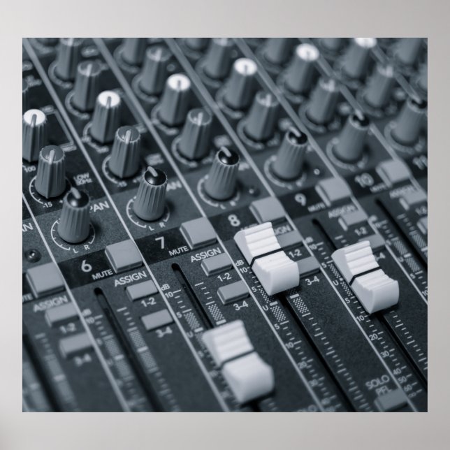 Melodic Music Mixer: Sound Blending. Poster (Front)