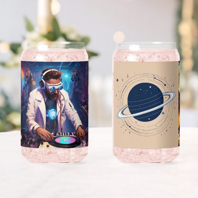 Melodic Tunes: Guitar Serenade Drinkware Set Can Glass (Insitu (Wedding))