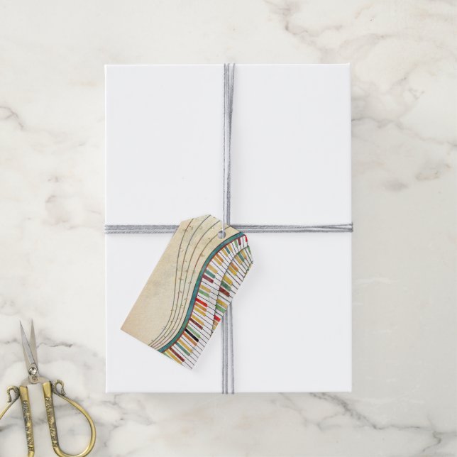 Melodic Waves Gift Tags (With Twine)