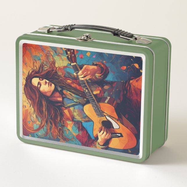 Melodic Whirlwind Metal Lunch Box (Front)