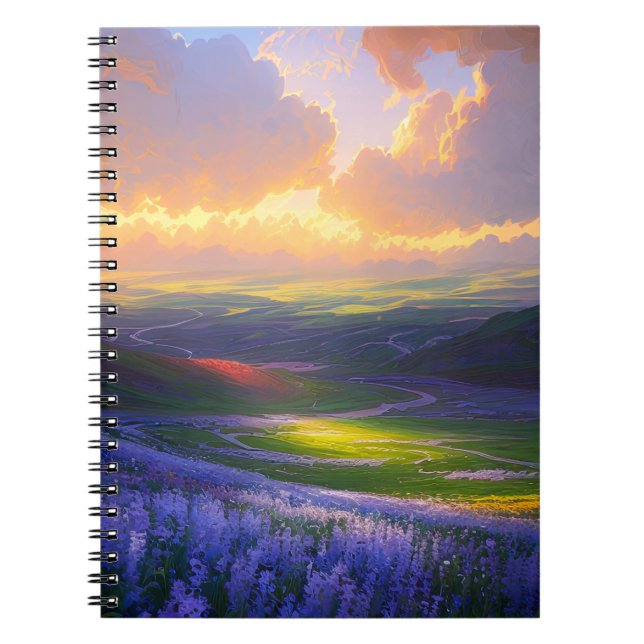 Melodies of a Blossoming Valley Notebook (Front)