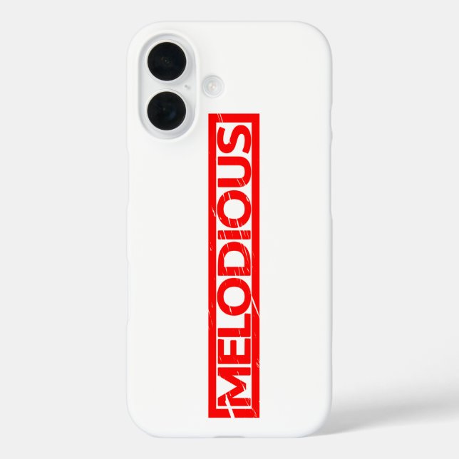Melodious Stamp Case-Mate iPhone Case (Back)