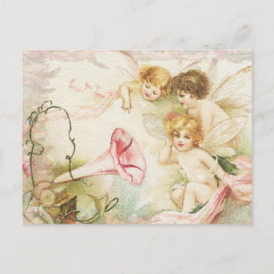 Melody - Angels, Flowers, Music Postcard