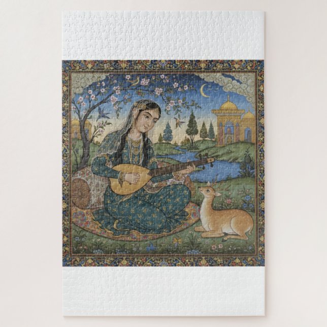 Melody Beneath the Cypress Moon Jigsaw Puzzle (Vertical)