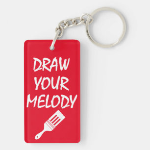 Melody brush key ring