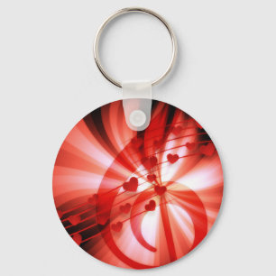 Melody Hearts Keychain