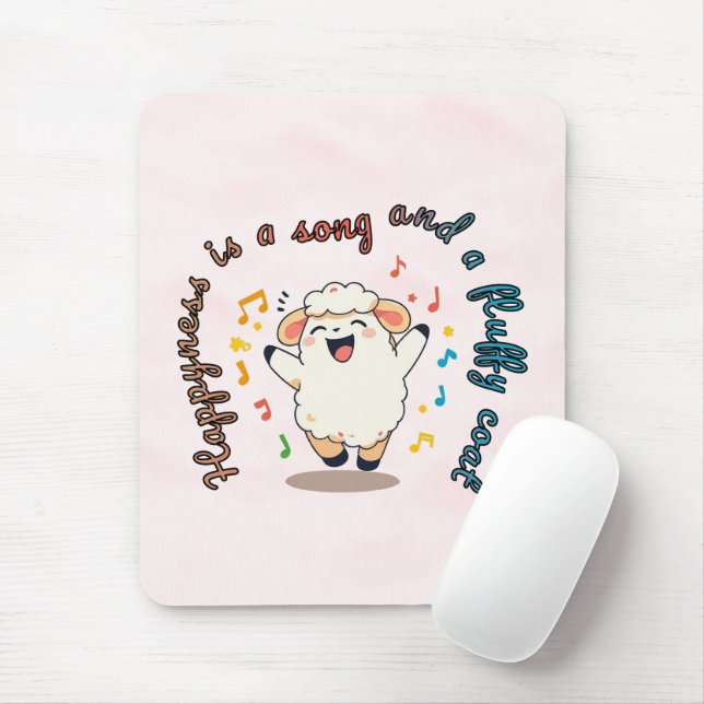 Melody in Wool Mouse Mat (With Mouse)