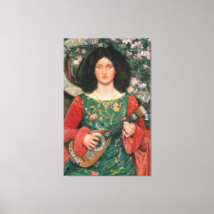Melody (Musica), c. 1895/1897 by Kate Bunce Canvas Print