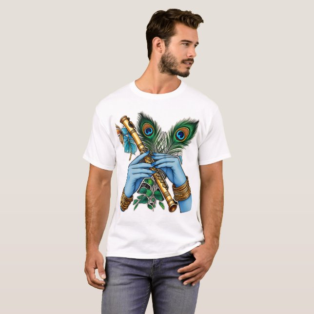 Melody of Krishna T-Shirt (Front Full)