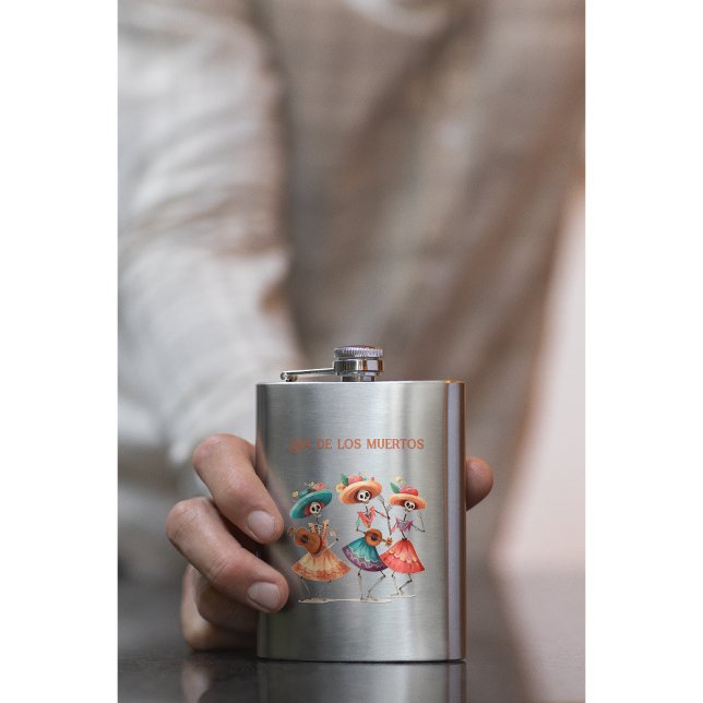 Melody of the Dancing Dead, custom Hip Flask (Creator Uploaded)
