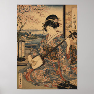 Melody of the Shamisen Poster
