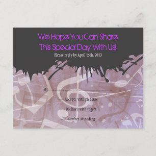 MELODY of the TORAH Bar Bat Mitzvah Reply Card