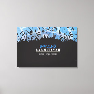 MELODY OF THE TORAH Bar Bat Mitzvah Sign In Board
