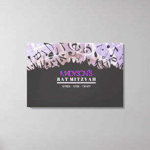 MELODY OF THE TORAH Bar Bat Mitzvah Sign In Board