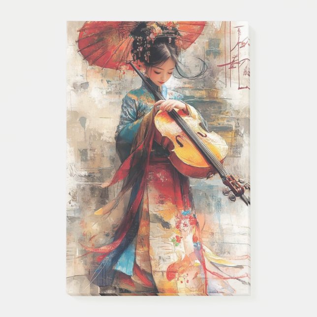 Melody of Tradition: The Harmony of Art and Music Post-it Notes (Front)