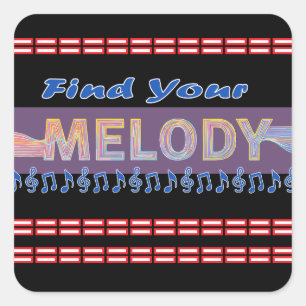 melody T-Shirt Square Sticker