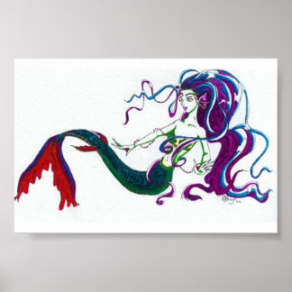 Melody's Mermaid Poster