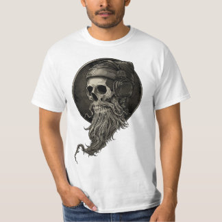 Melomaniac Bearded Skull New Halloween 2023 T-Shirt