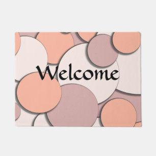 Melon Balls Design Monochrome Doormat