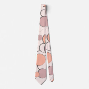 Melon Balls Design Monochrome Tie
