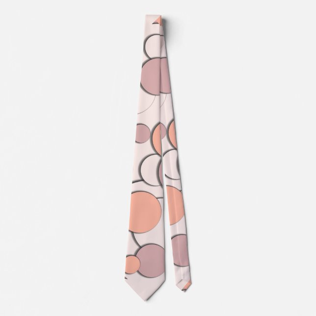 Melon Balls Design Monochrome Tie (Front)