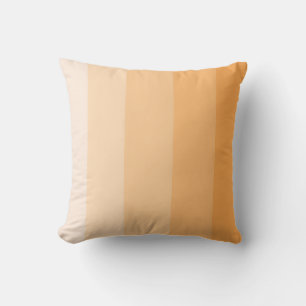 Melon Cantaloupe Ombre Stripe Cushion