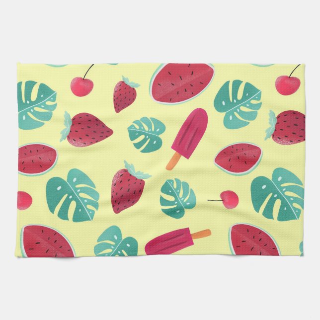 Melon Colourful Tea Towel (Horizontal)