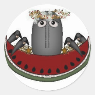 Melon & Crows Sticker