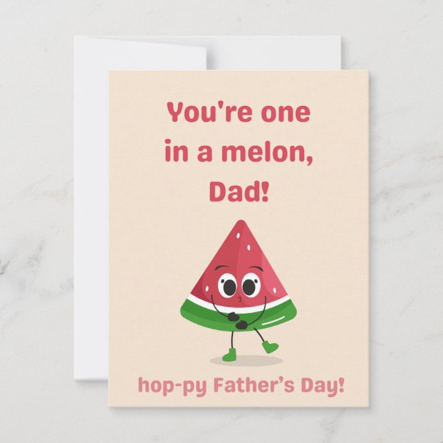 Melon Father's Day Edition  RSVP Card (Front)