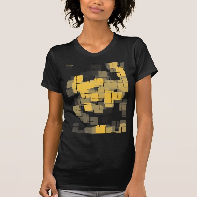 "Melon" Geometric Abstract T-Shirt (Front)