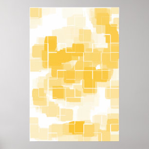 "Melon" Geometric  Art Poster