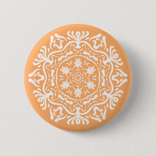 Melon Mandala 6 Cm Round Badge