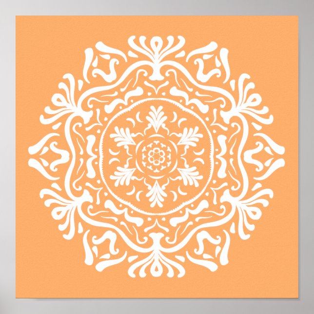 Melon Mandala Poster (Front)