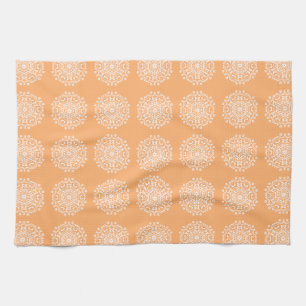 Melon Mandala Tea Towel