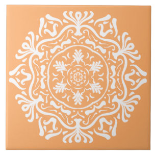 Melon Mandala Tile