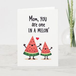 Melon Mom Pun Artwork Card