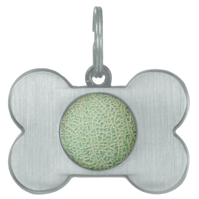 melon pattern pet tag (Front)