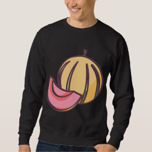 Melon summer fruit design for fruit and watermelon sweatshirt
