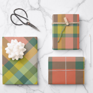 Melon Wrapping Paper Flat Sheet Set of 3