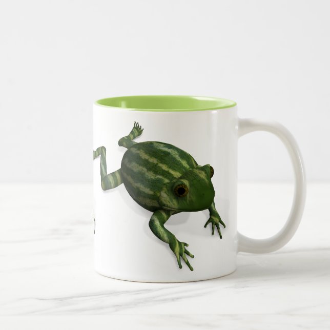 Melonfrog Two-Tone Coffee Mug (Right)