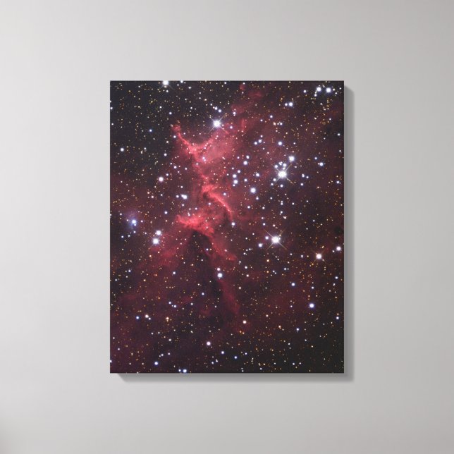 Melotte-15, Core Cluster of IC1805 Canvas Print (Front)